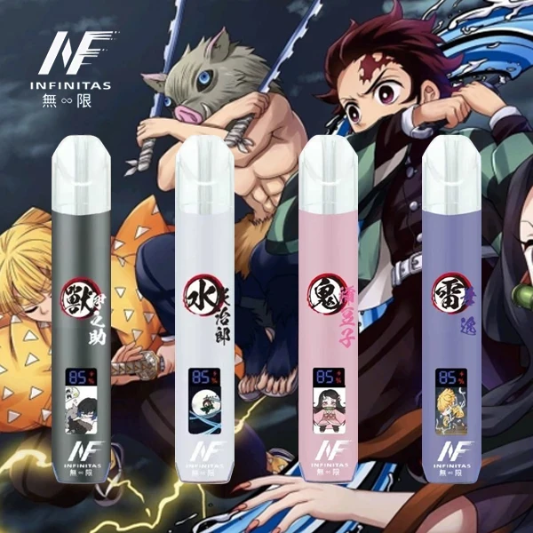 INF無限電子煙主機 ×《鬼滅之刃》聯名款 專屬人物動畫設計 4種顏色