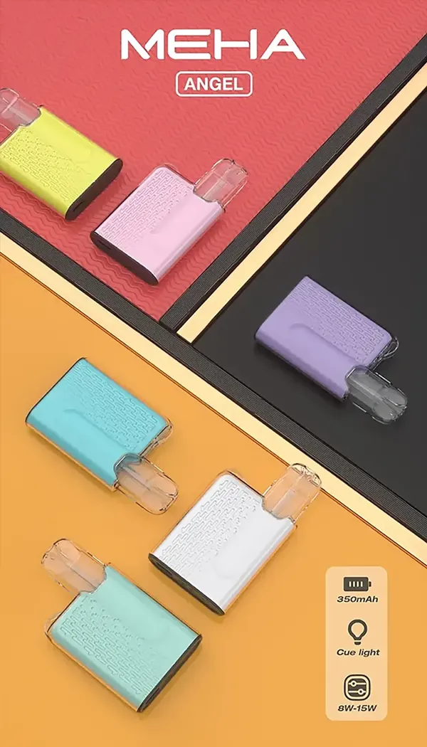 電子煙主機 Meha Angel Mini 方形主機 產品功能與顔色匯總圖